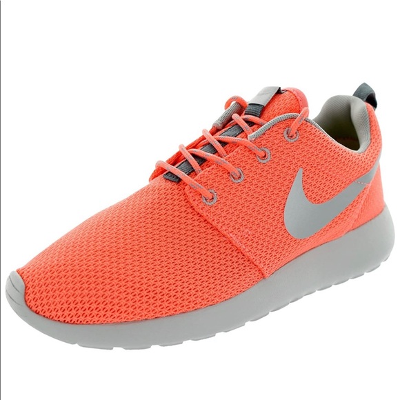 orange nike roshe womens